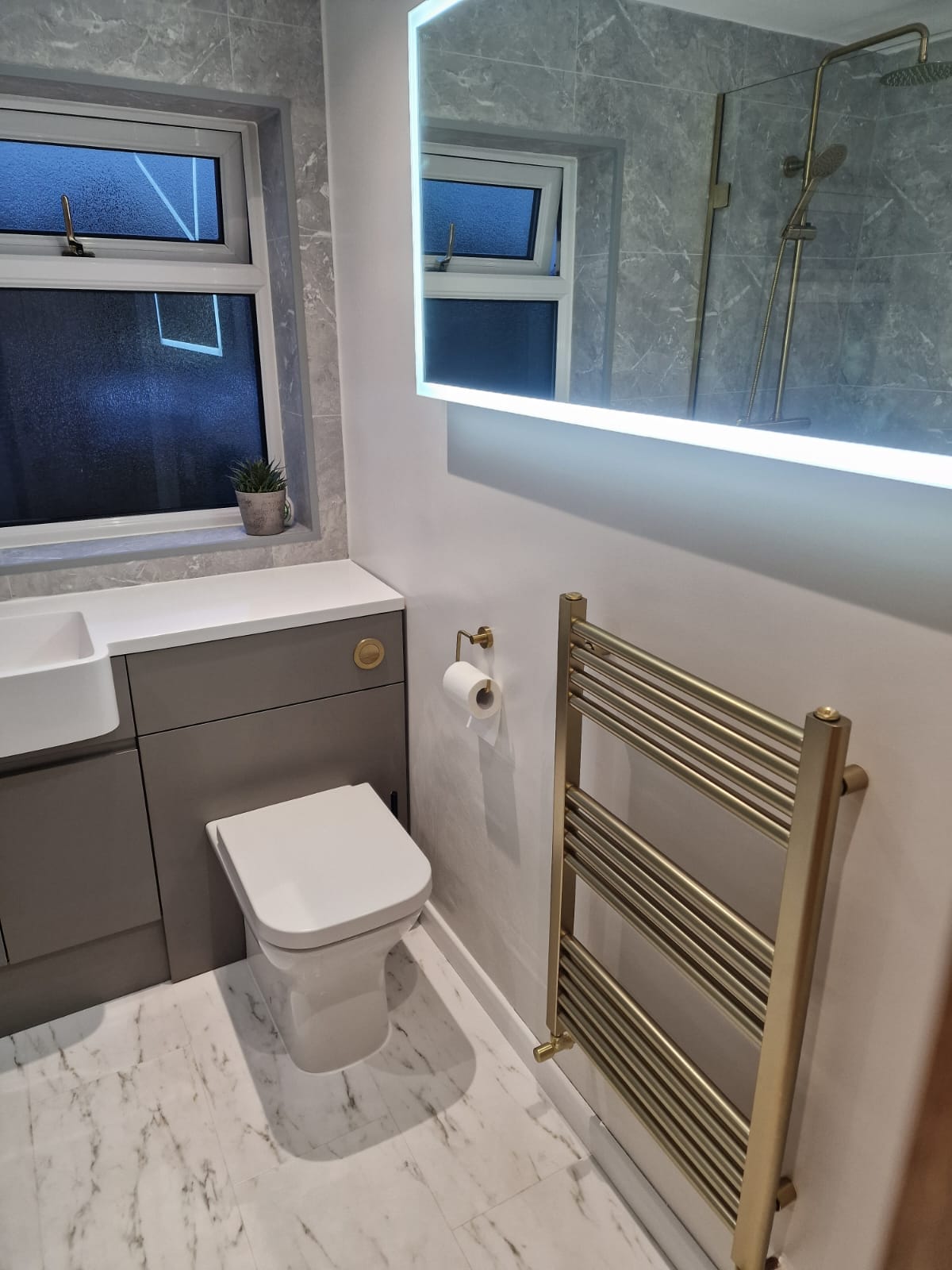 bathroom transformation 2