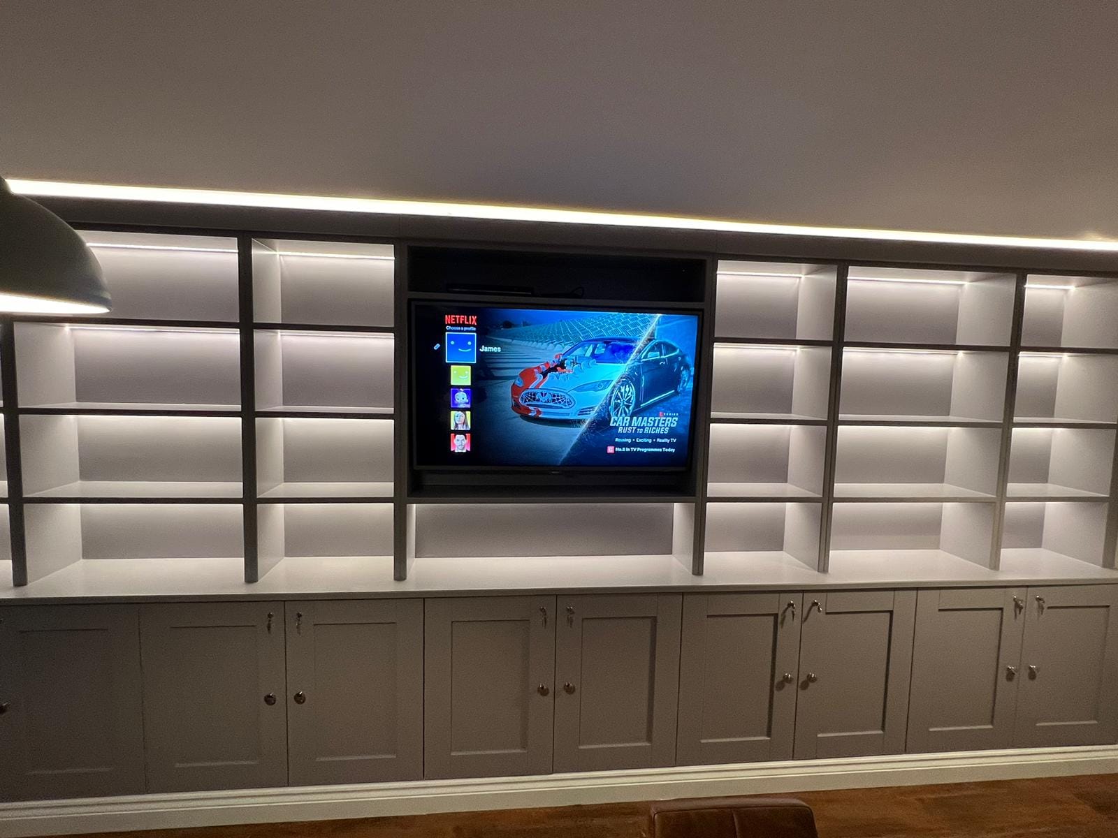 bespoke media wall